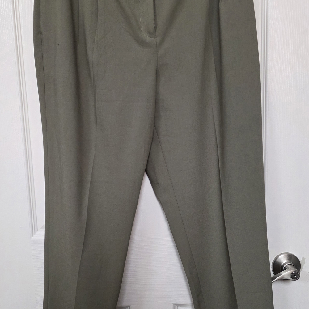 Calvin Klein Olive Women's Trousers
